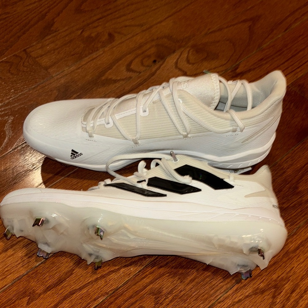 Adidas Men's White Cleats